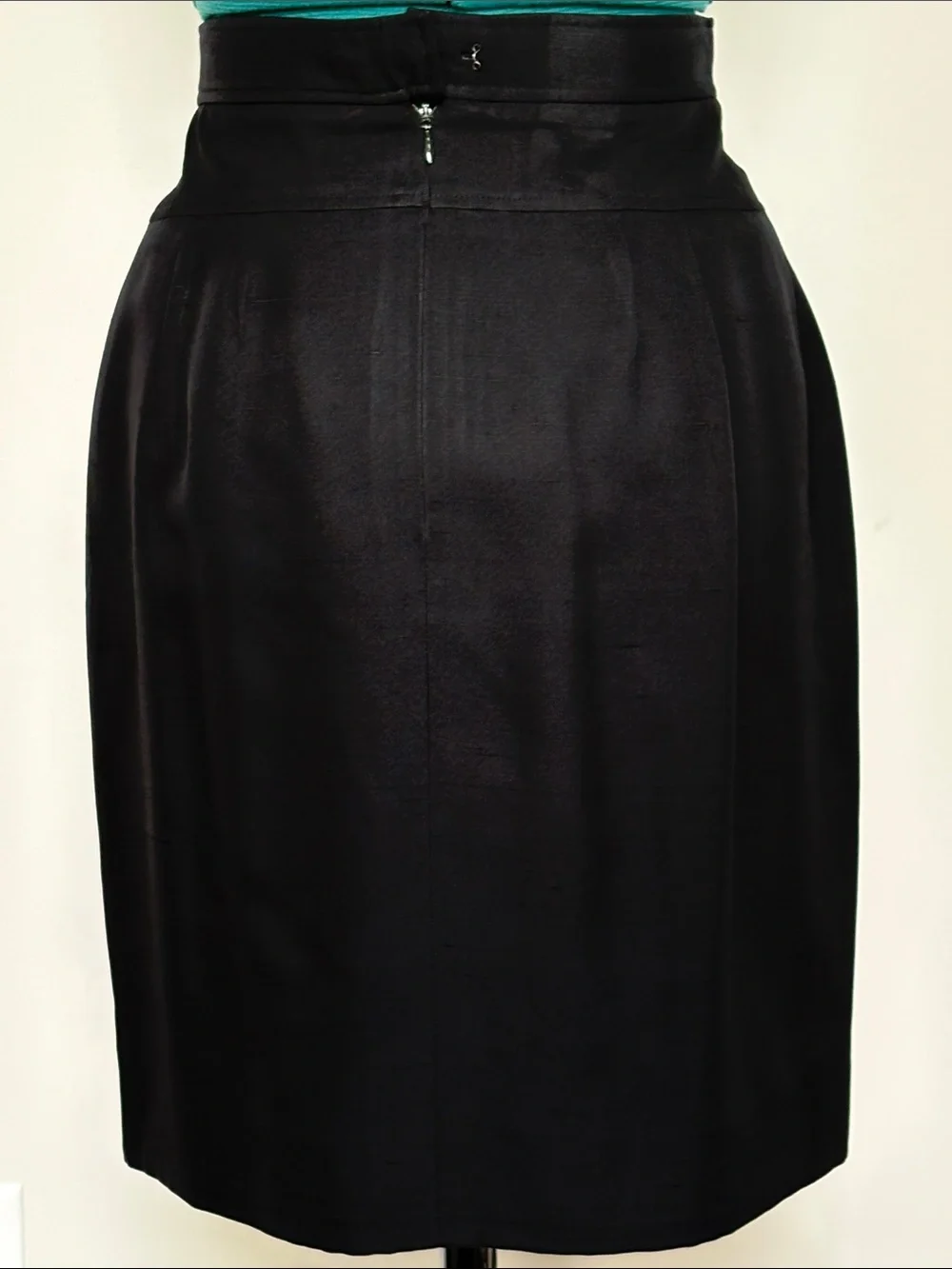 CHANEL Vintage Black Silk Suit - early 1990’s